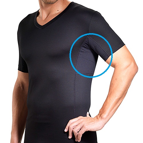 functional shirt against sweating