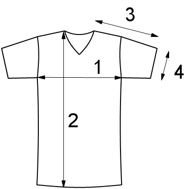 Undershirt Size Chart